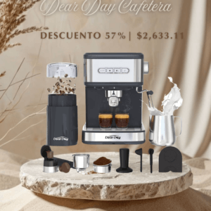 Cafetera con molinillo